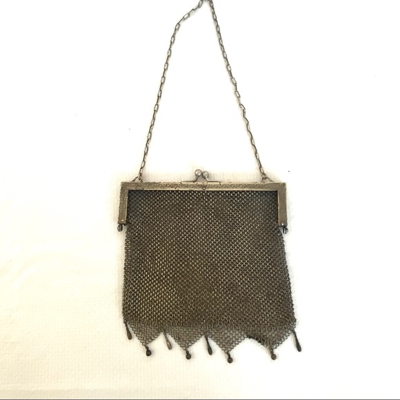 Handbags - GERMAN SILVER VINTAGE HAND BAG